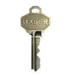 Hager
3908
Cut Key 7-Pin for Hager 1 Keyway