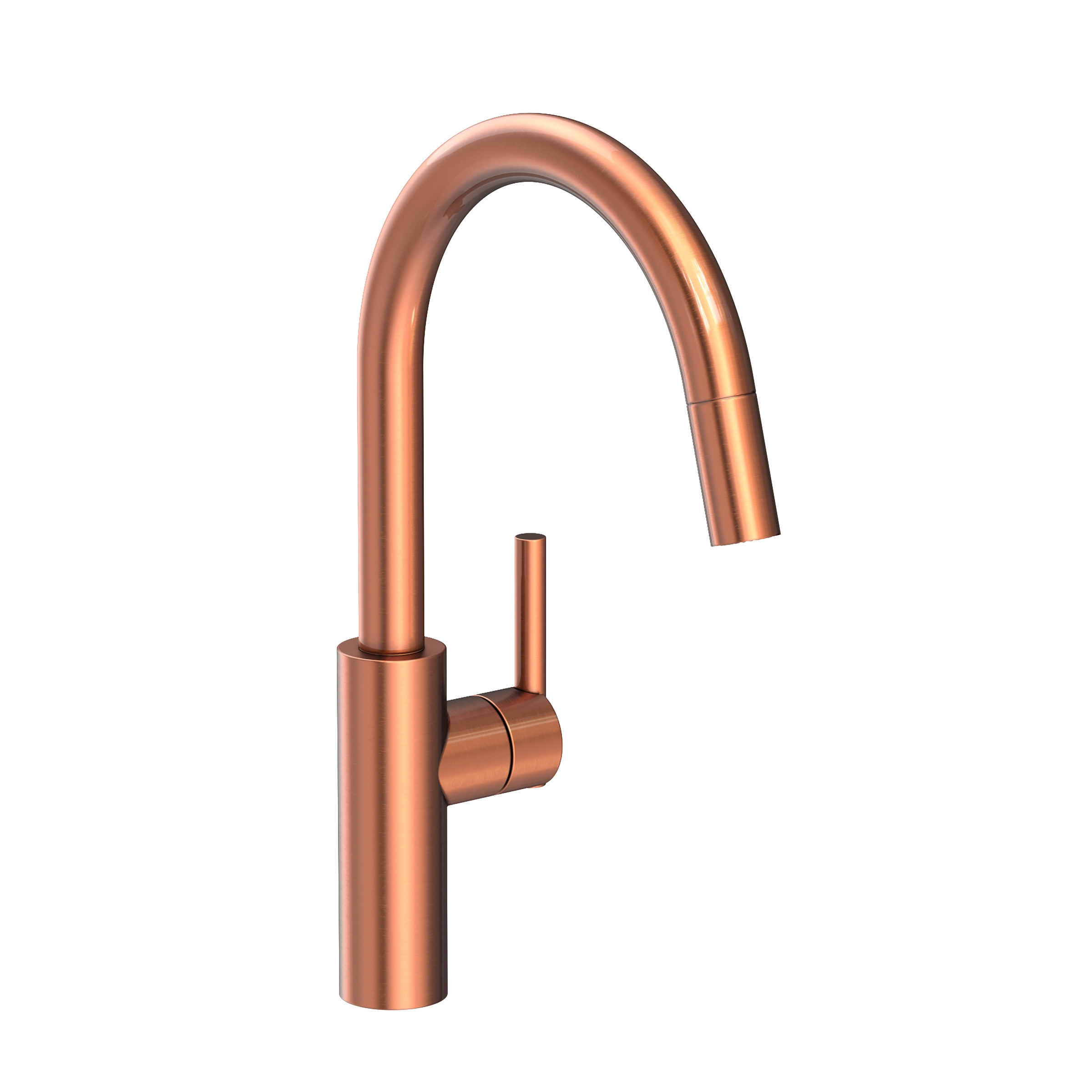 Newport Brass East Linear Pull Down Kitchen Faucet Satin Bronze