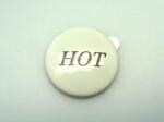 Newport Brass1-108Porcelain Button with HOT Adhesive Tab 