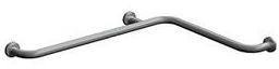ASI3757Stainless Steel Horizontal Grab Bar 1-1/4 in. O.D. Snap Flanges 54 in. x 42 in.