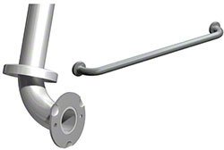 ASI3801Stainless Steel Straight Grab Bar 1-1/2 in. O.D. Snap Flanges