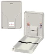 ASI 9015 Baby Changing Station - VERTICAL Surface Mounted PLASTIC