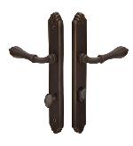 Emtek 1731 Bronze Tuscany 1-1/2 In. X 11-1/8 In. Plates Door Configuration-7 American Cylinder Hub A