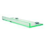 ValsanPTR126050Tetris R Glass Shelf W/1 In. Front Lip And Square Back Plate - 19 3/4 In. X 4 7/8