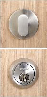 INOX GD110-FR Single Cylinder 2-1/16 In. Round Solid Cast Escutcheon UL Fire Rated