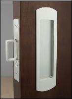 INOX FH29-PD5010 Passage Lockset For Sliding Doors Arc Flush Pull