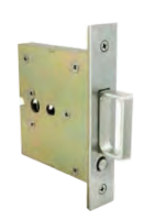 INOXPD50PD50 Mortise Lockcase for Sliding Doors w/ Edge Pull