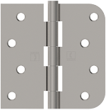 Hager1816Full Mortise Plain Bearing Residential Steel Hinge Right Hand Square by 5/8 in. Radius 