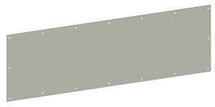 Hager190SDoor Protection Plate 0.05 in. gauge w/ Four Beveled Edges