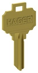 Hager3955Key Blank 5-Pin for Schlage C Keyway
