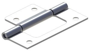 Hager9220Non-Mortise Bi-Fold Hinge with Screws 