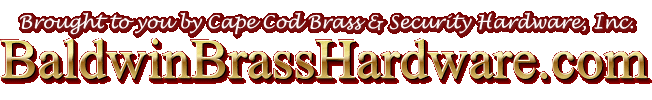 go to Baldwin Brass Hardware home page